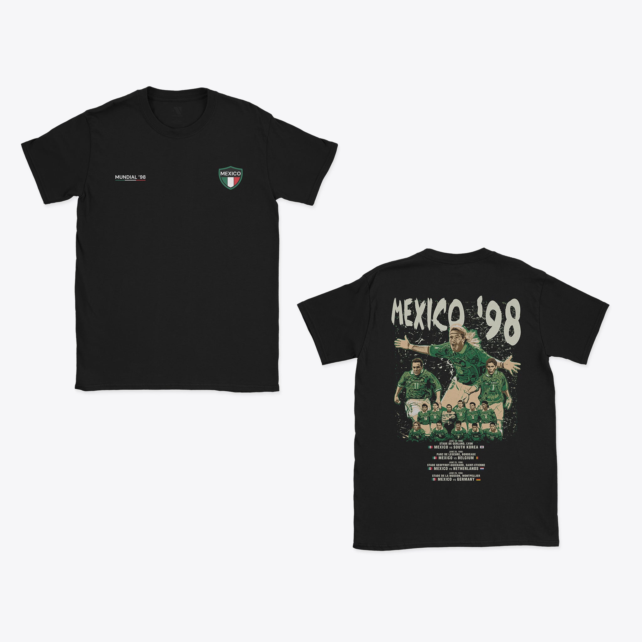 Mexico Tribute Jersey T-Shirt - France '98