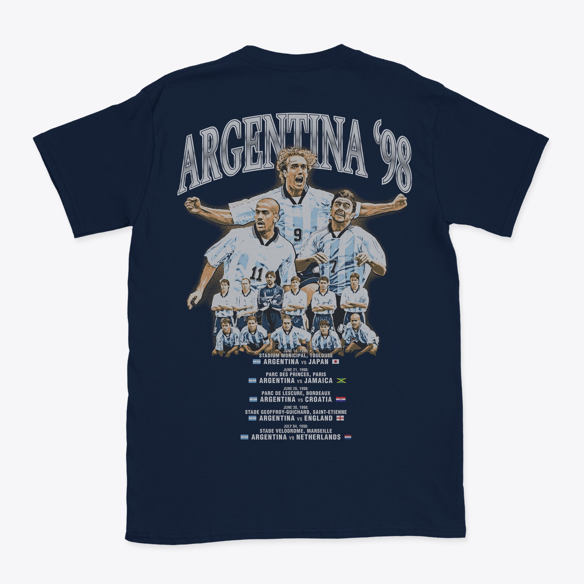 Argentina Tribute Jersey T-Shirt - France '98