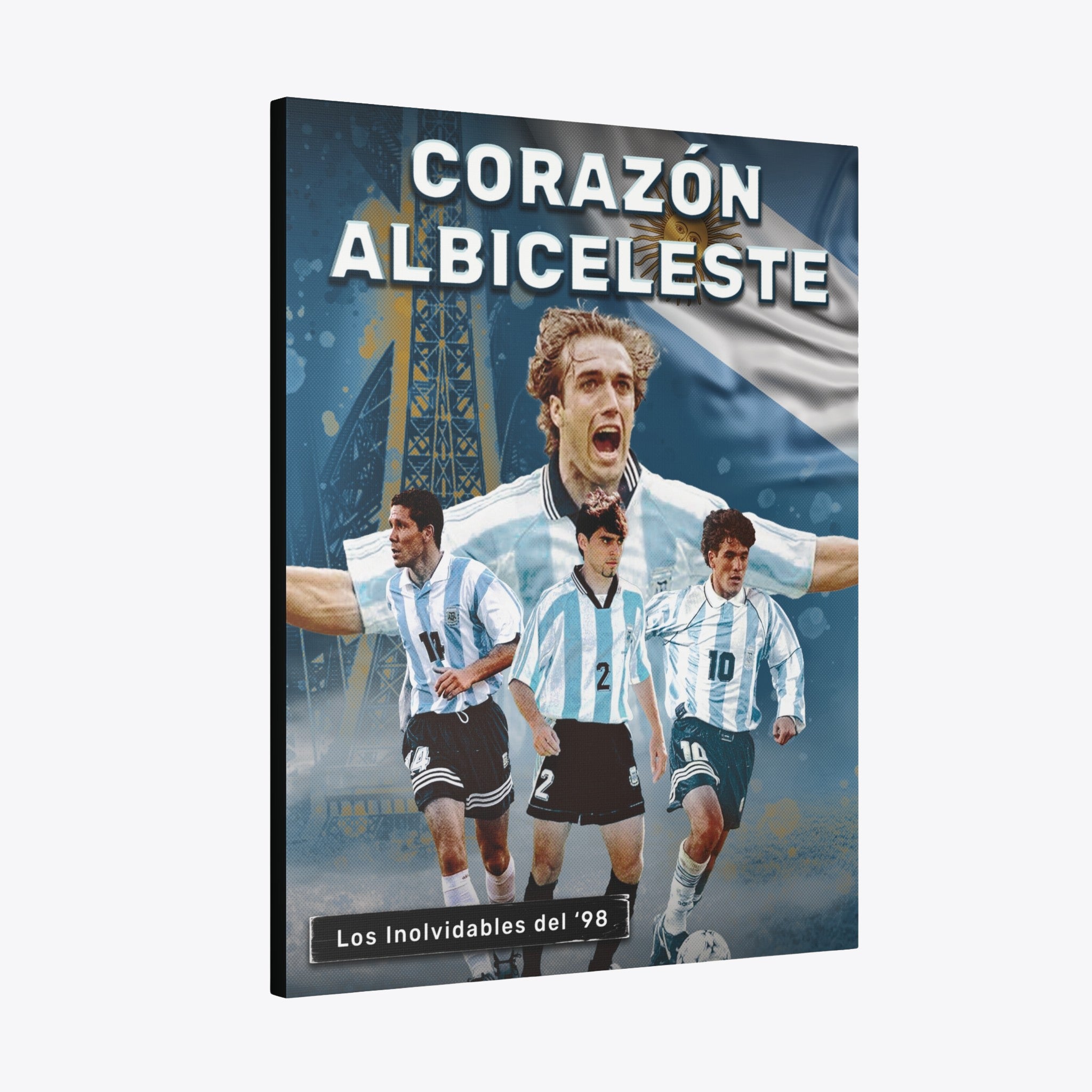 Argentina "Corazón Albiceleste" Canvas - France '98