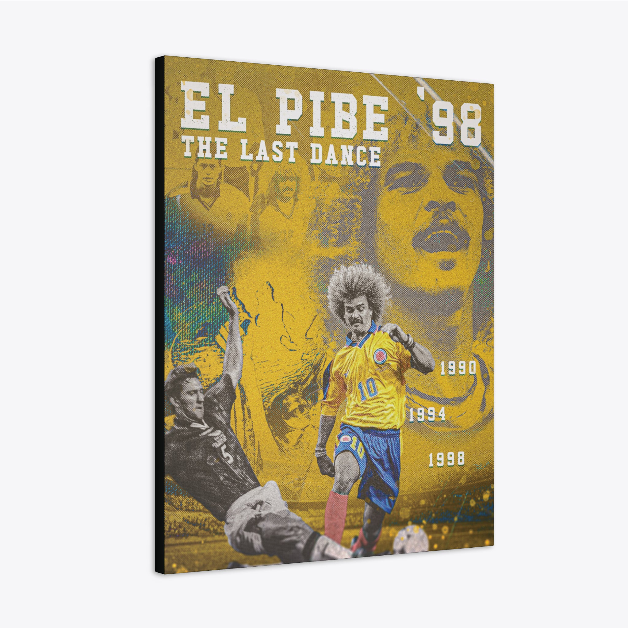 Colombia "El Pibe's Last Dance" Canvas - France '98