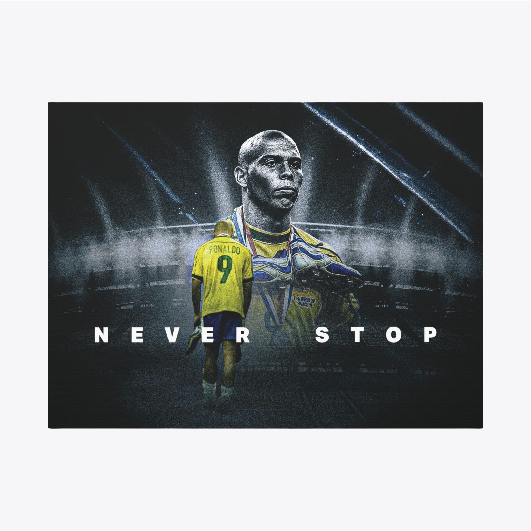 Ronaldo Tribute Canvas - Brazil - France '98