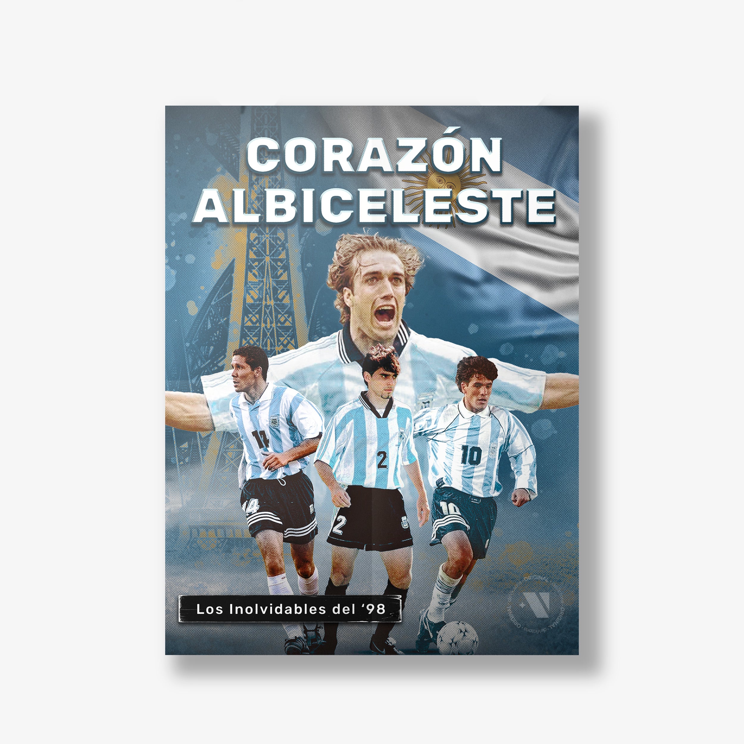 Argentina "Corazón Albiceleste" Print - France '98