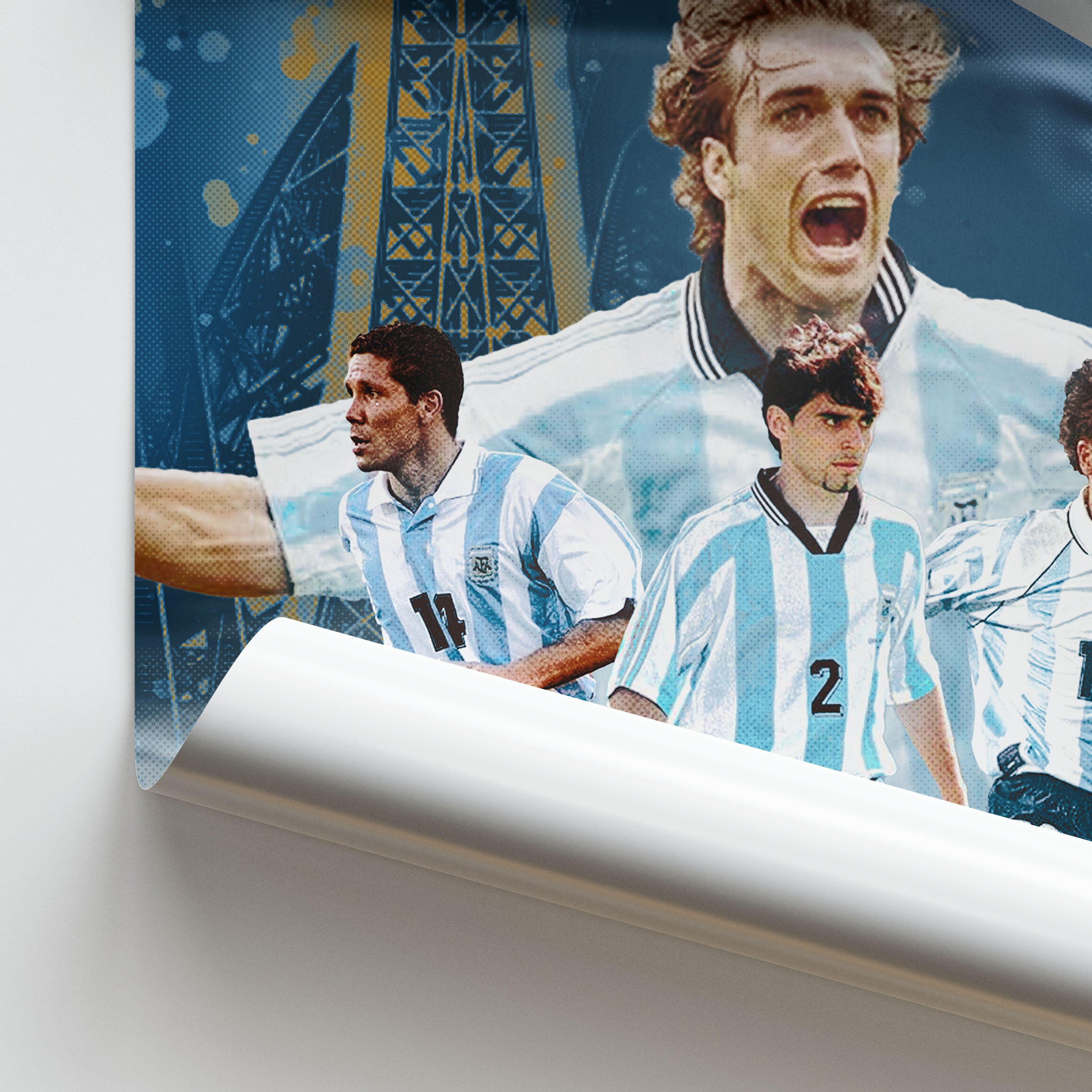 Argentina "Corazón Albiceleste" Print - France '98