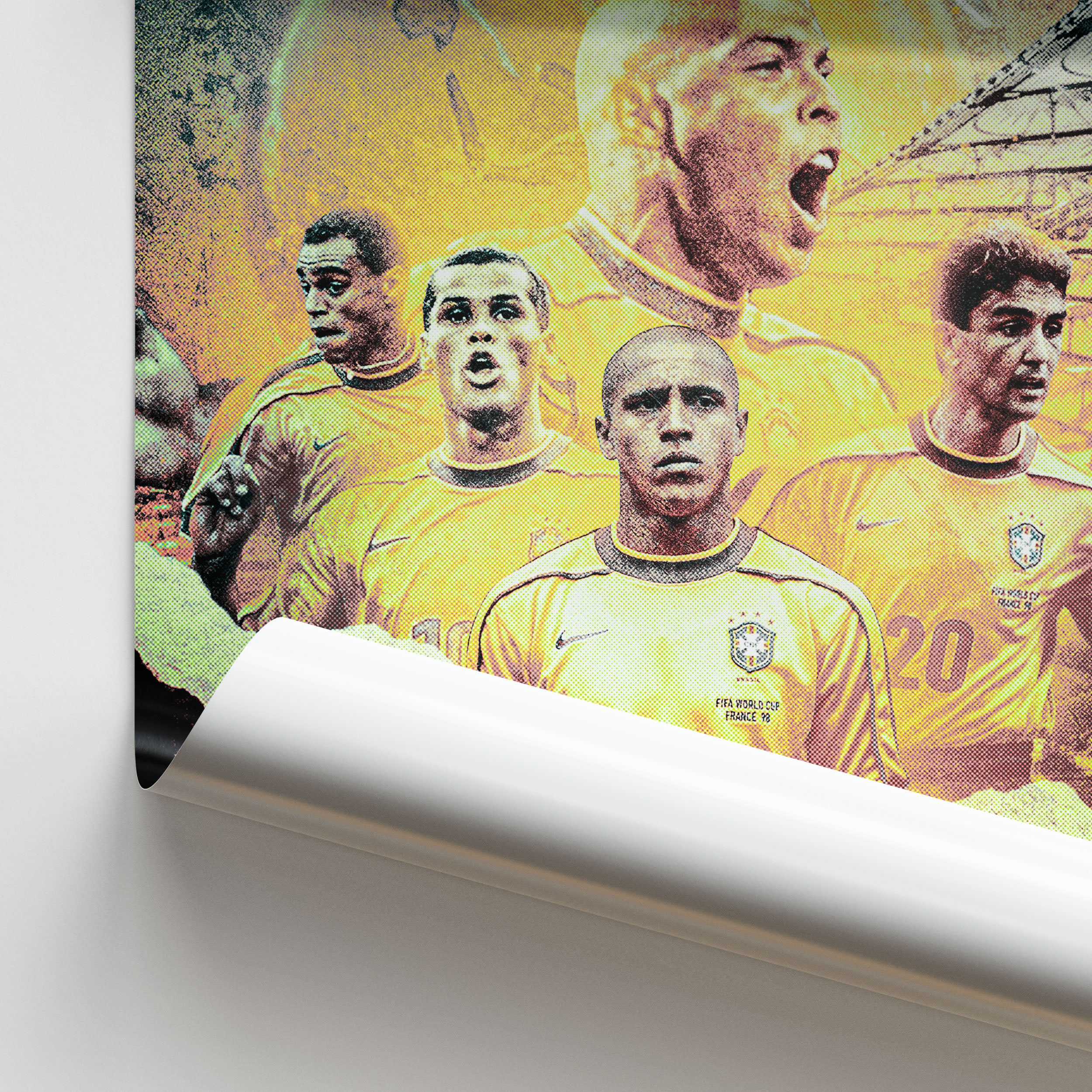 Brazil "A Seleçao To Remember" Tribute Print - France '98