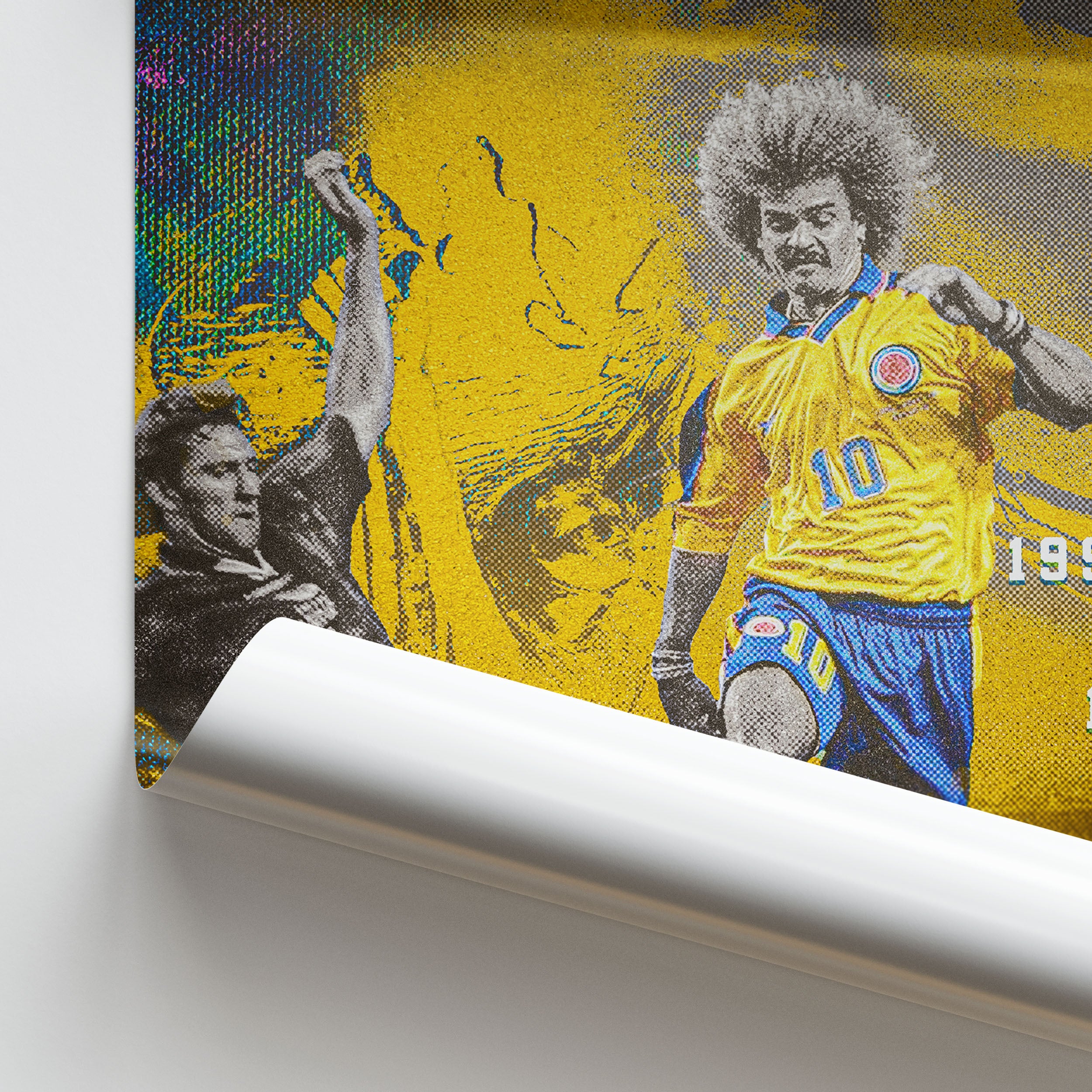Colombia "El Pibe's Last Dance" Print - France '98