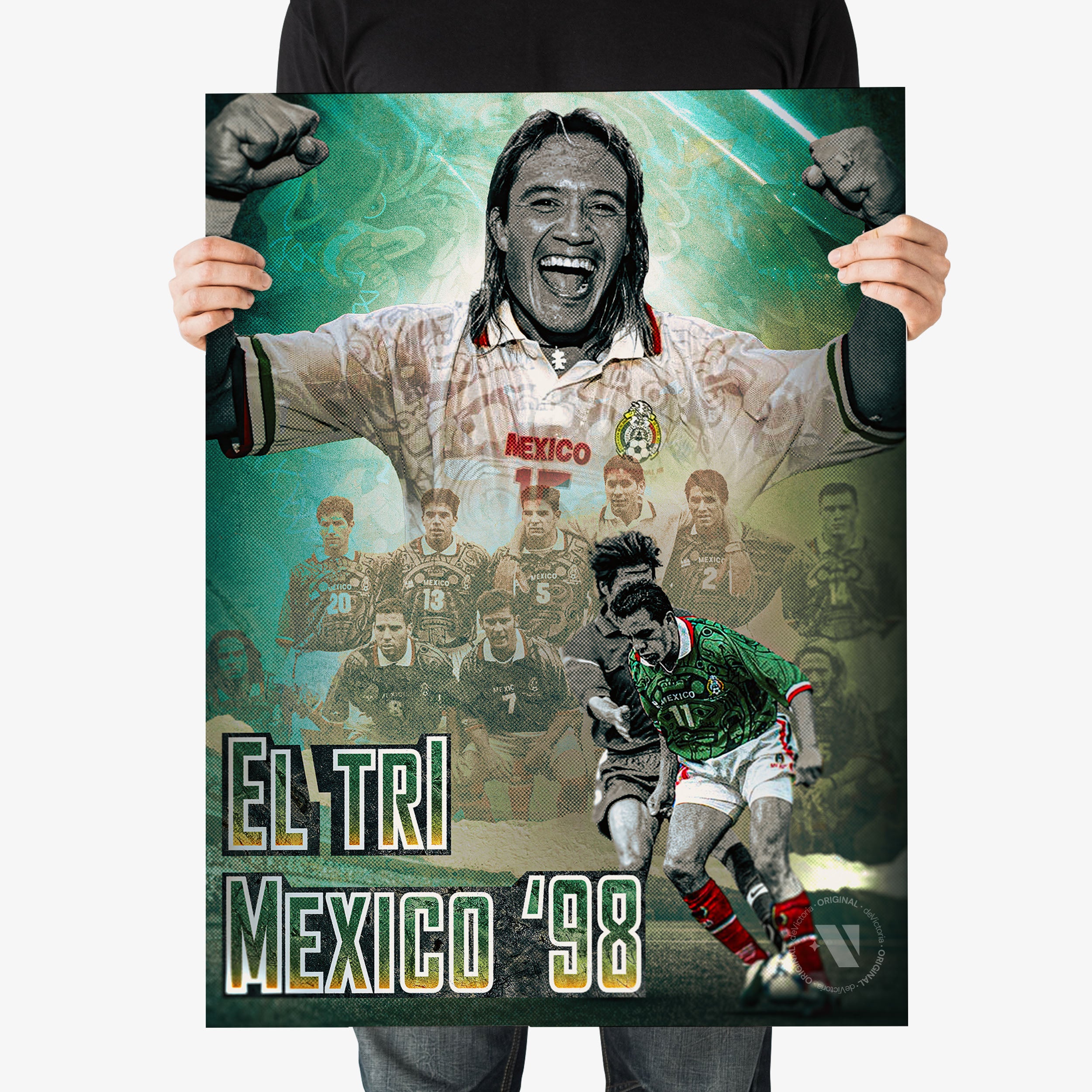 Mexico "El Tri '98" Print - France '98