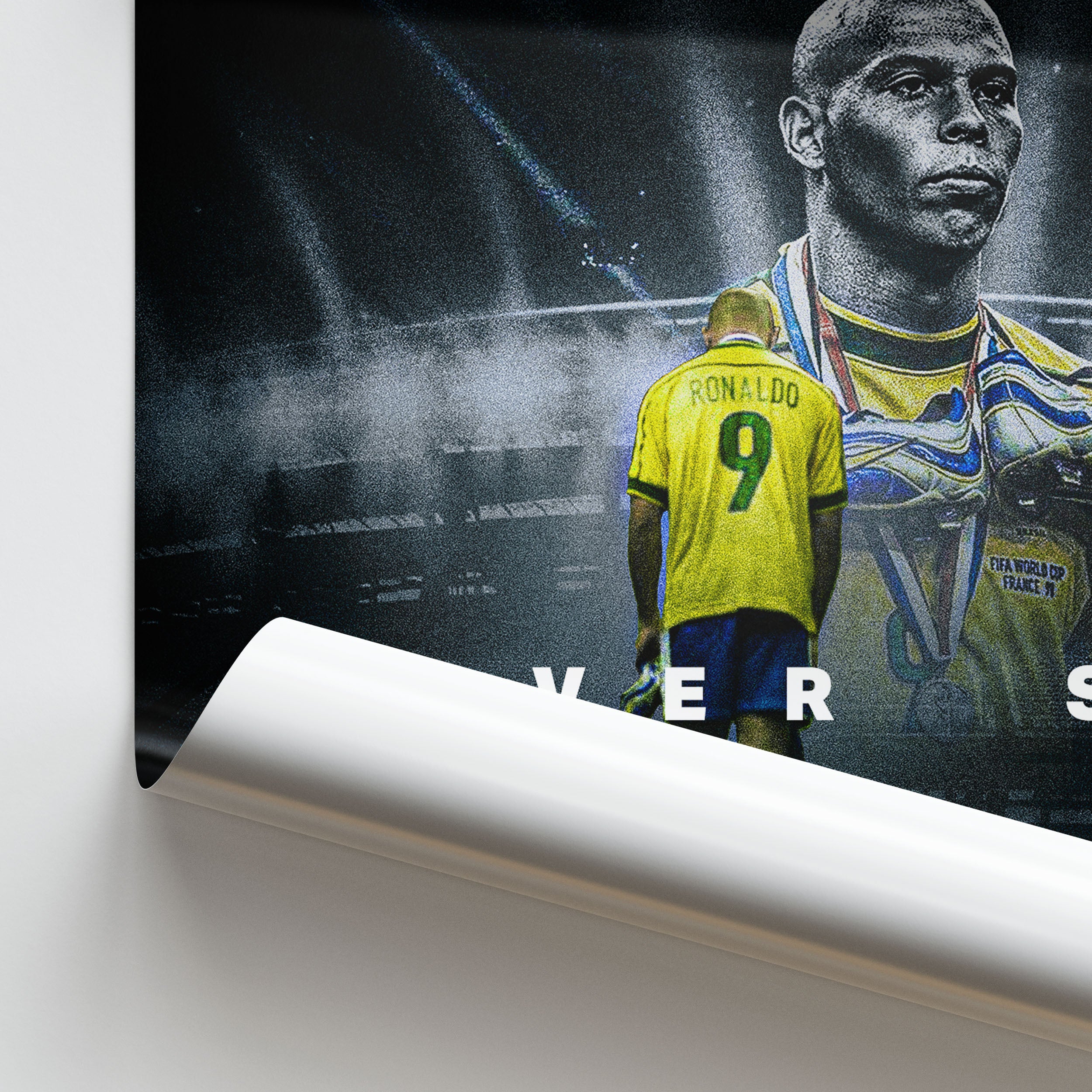 Ronaldo Tribute Print - Brazil - France '98