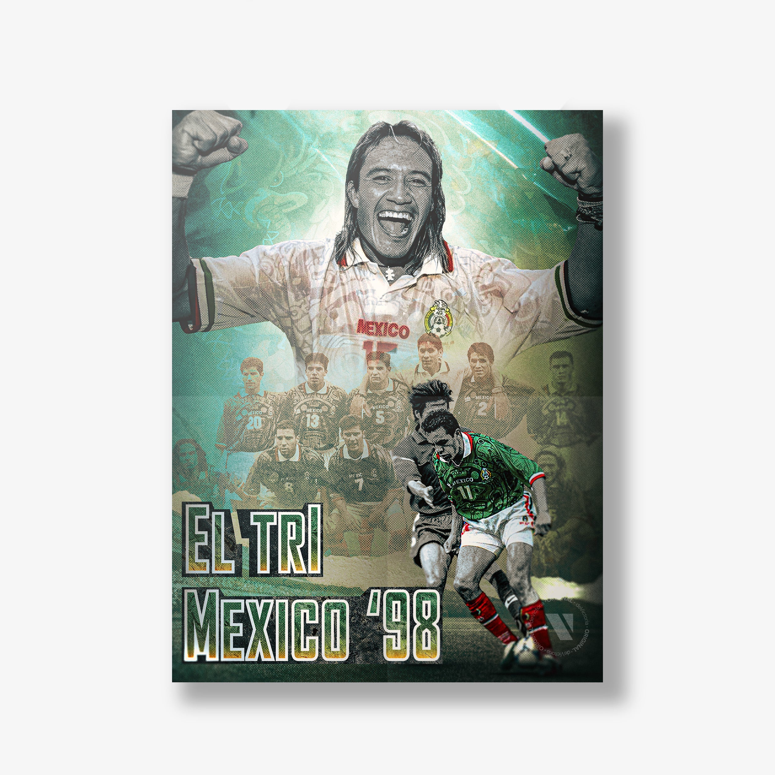 Mexico "El Tri '98" Print - France '98